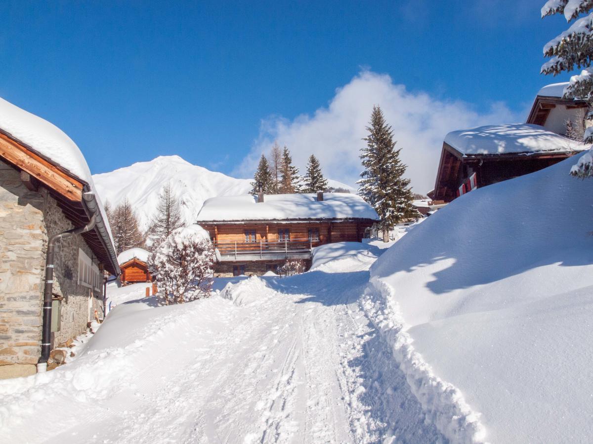 Gruppenhaus Im Walliser Alpstyle Rosswald エクステリア 写真
