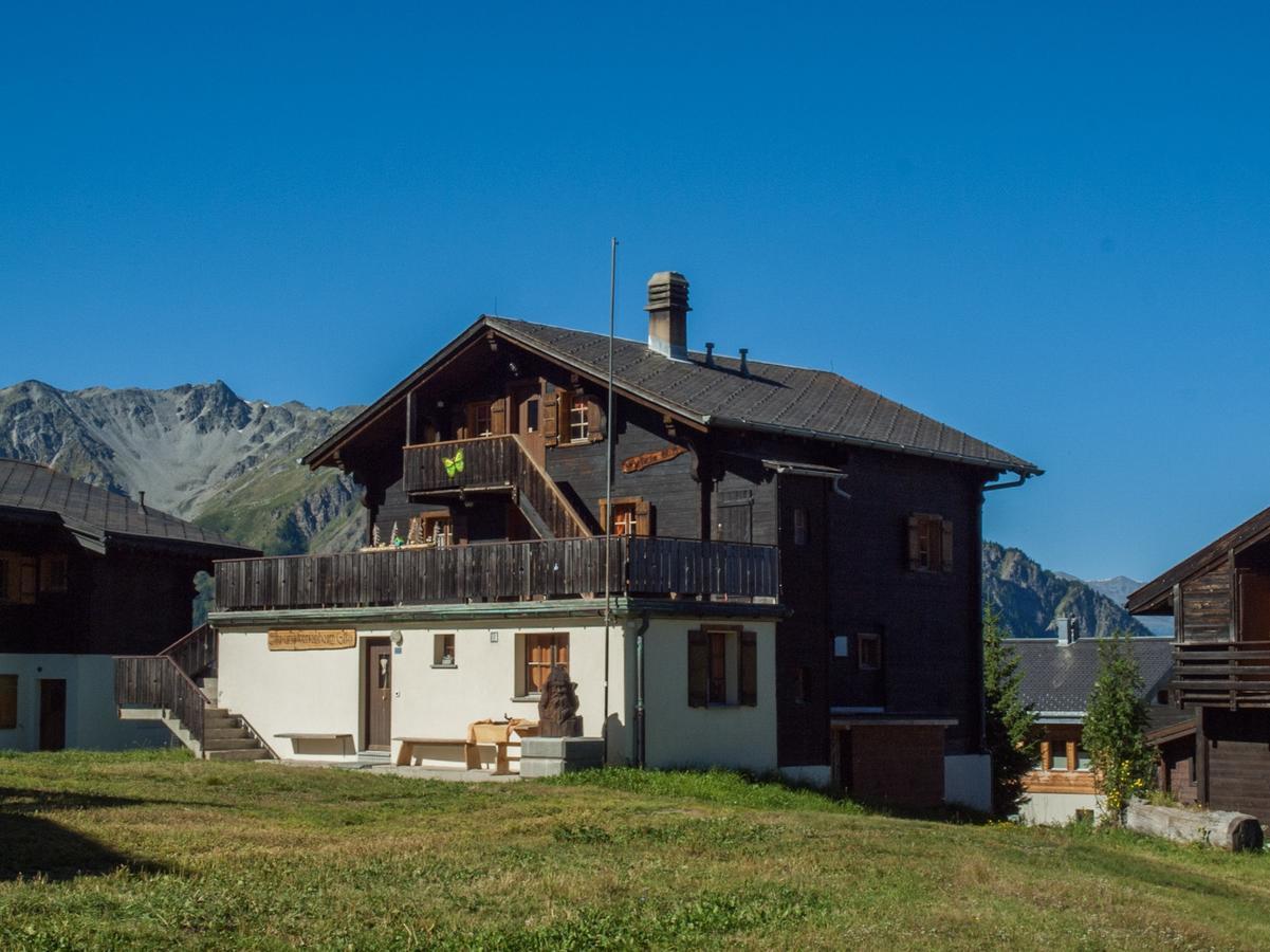 Gruppenhaus Im Walliser Alpstyle Rosswald エクステリア 写真